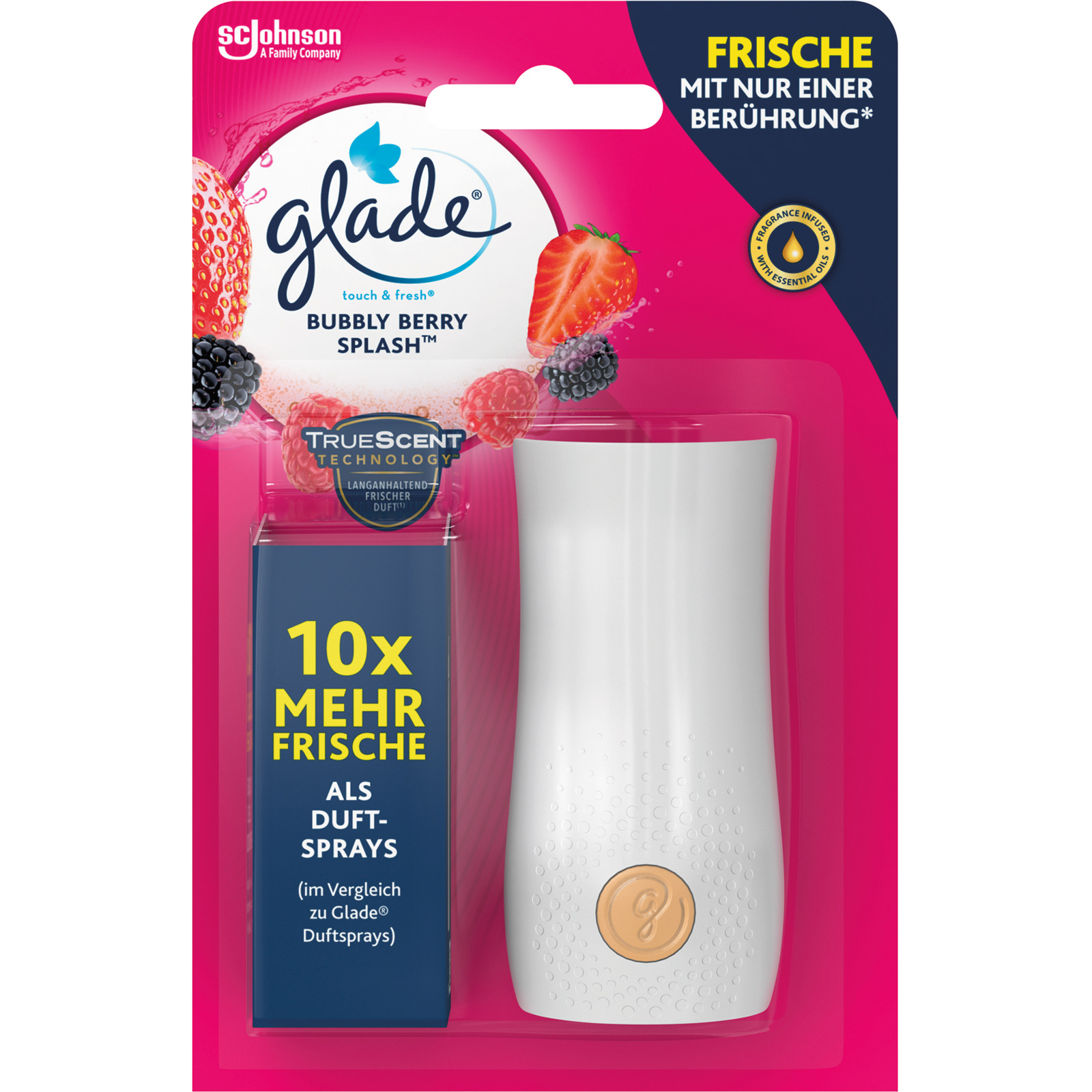 Glade Touch & Fresh Holder Bubbly Berry Splash 10 ml