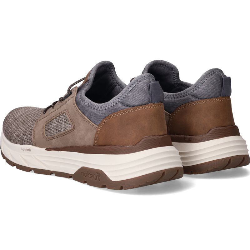 Rieker Sport Instappers Taupe Heren