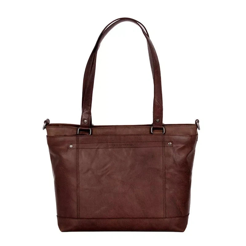 Spikes & Sparrow Bronco Shopper Rachelle Dark Brown