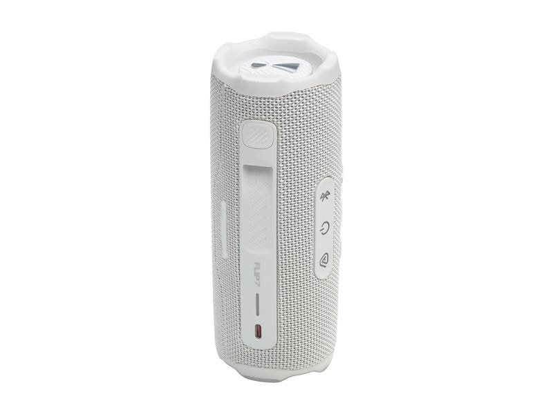 JBL Bluetooth Speaker Flip 7 Weiss Tragbarer wasserdichter und stossfester Lautsprecher