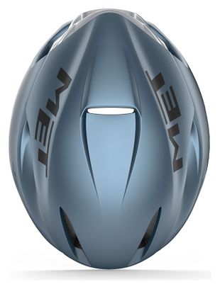 Casque Route MET Manta Mips Mat Bleu Silver