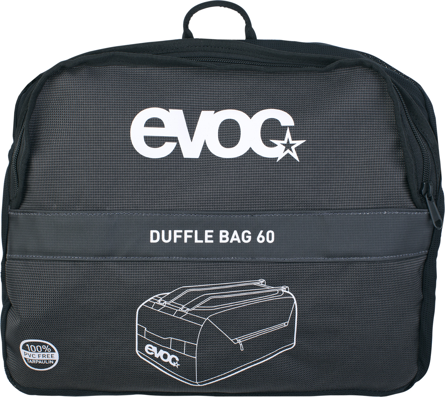 EVOC Duffle Bag 60 L Carbongrå