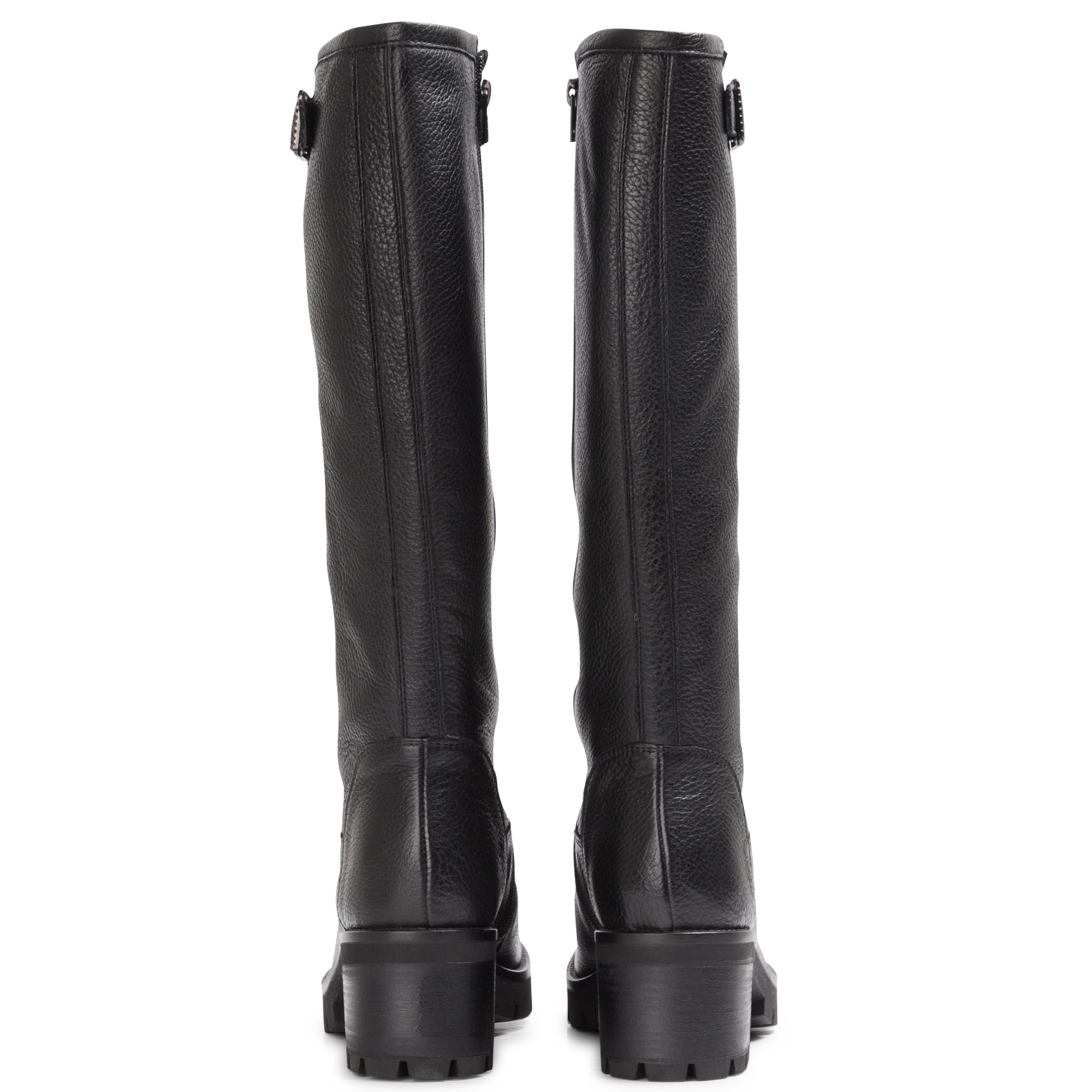 MIDAS - Bottes en cuir grainé | Noir