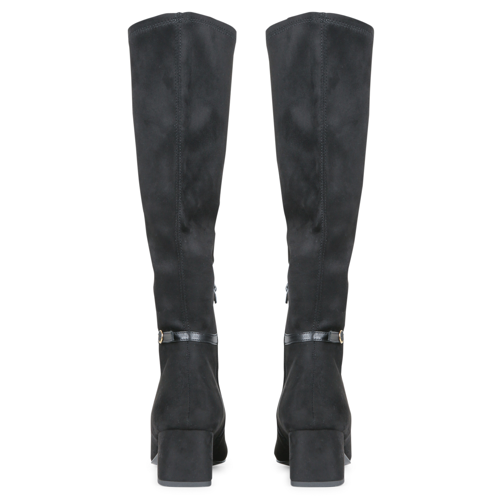 ANNA - Bottes en cuir mélangé | Noir