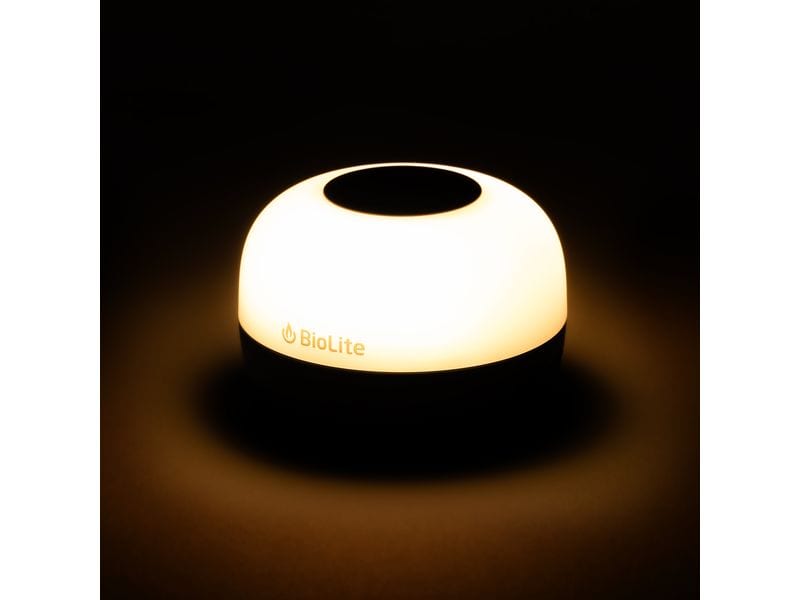 BioLite Laterne AlpenGlow Mini Anthrazit Dimmbare Campinglampe