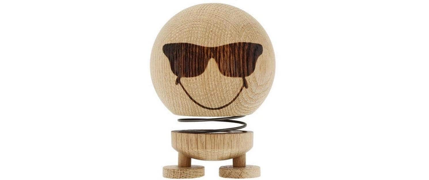 HOPTIMIST Dekofigur »Smiley Cool S, 4,5 x 5,6 x 6,6 cm«
