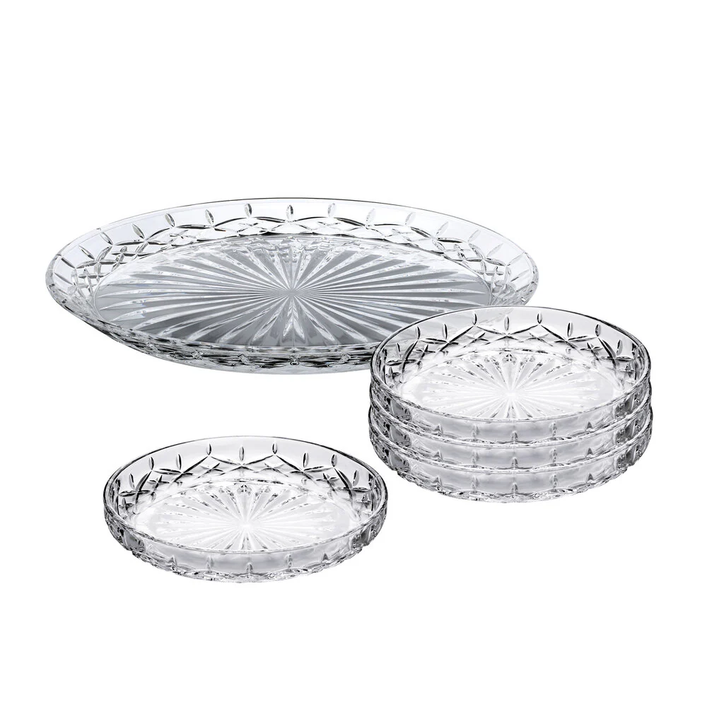 Aida  Harvey dessertsæt, 5 dele - glas