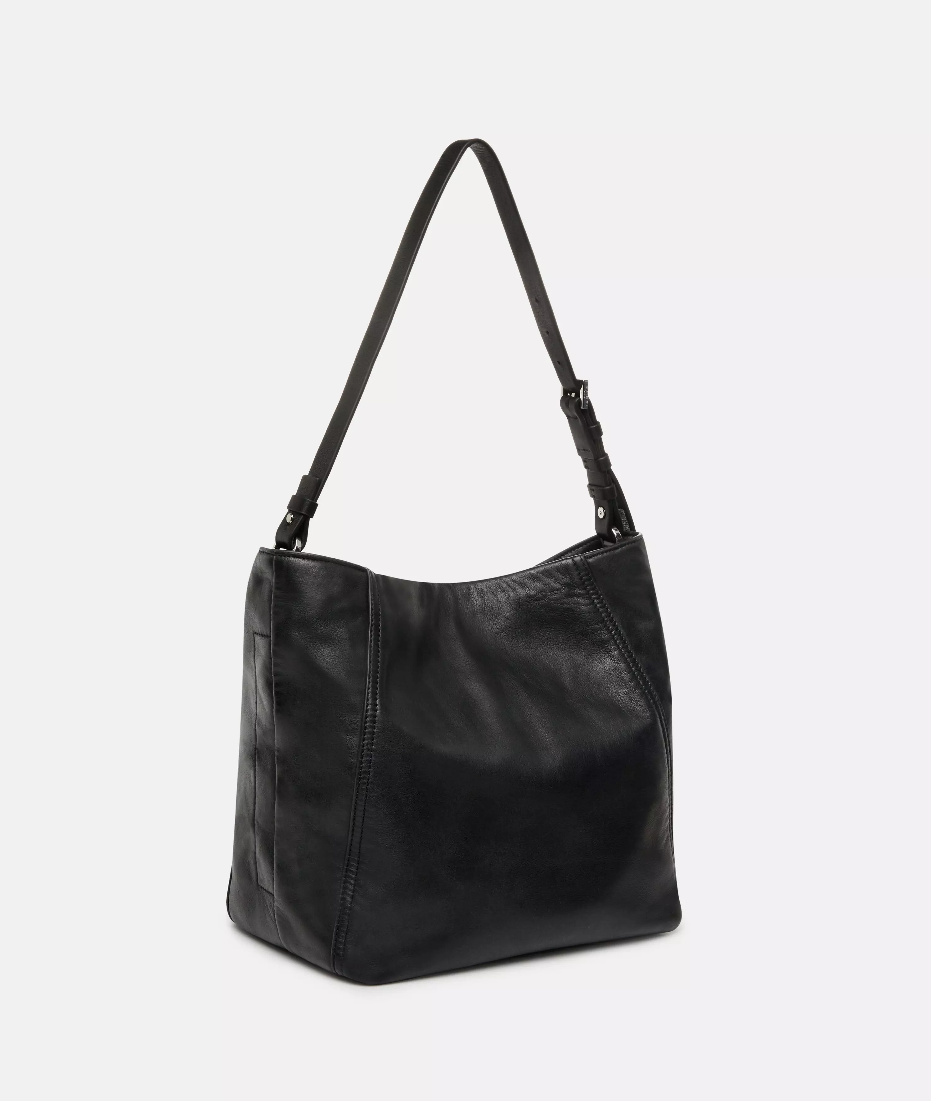 Chudy Hobo M Spacious sheepskin hobo bag