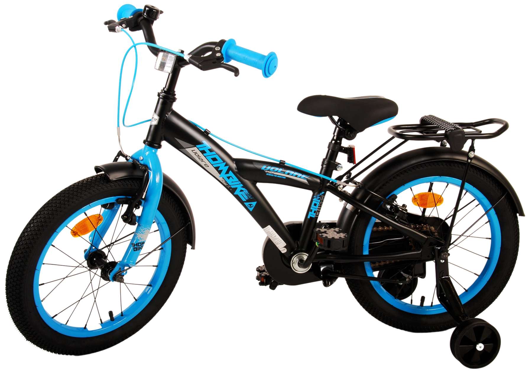 TPFSports Thombike Kinderfahrrad - Jungen - 16 Zoll - Rücktritt + Handbremse - Blau