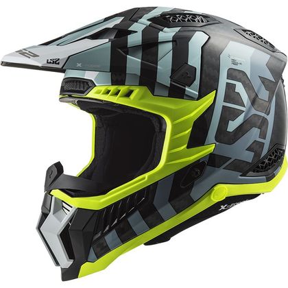 Casque cross LS2 MX703 C - X-FORCE - BARRIER - SKY BLUE 2023 - Bleu