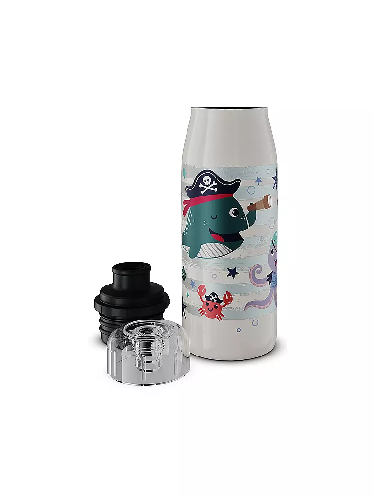 ALFI Isolierflasche - Thermosflasche Kids 0,35l Brave Pirates weiss