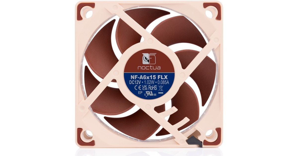 NoctuaNF-A6x15 FLX case fan  (60 x 60 x 15 mm)