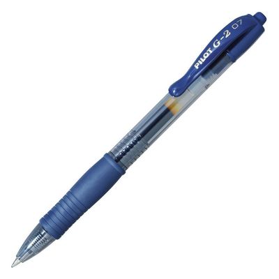 Pilot G-2 - Roller encre gel rétractable - 0,7 mm - bleu