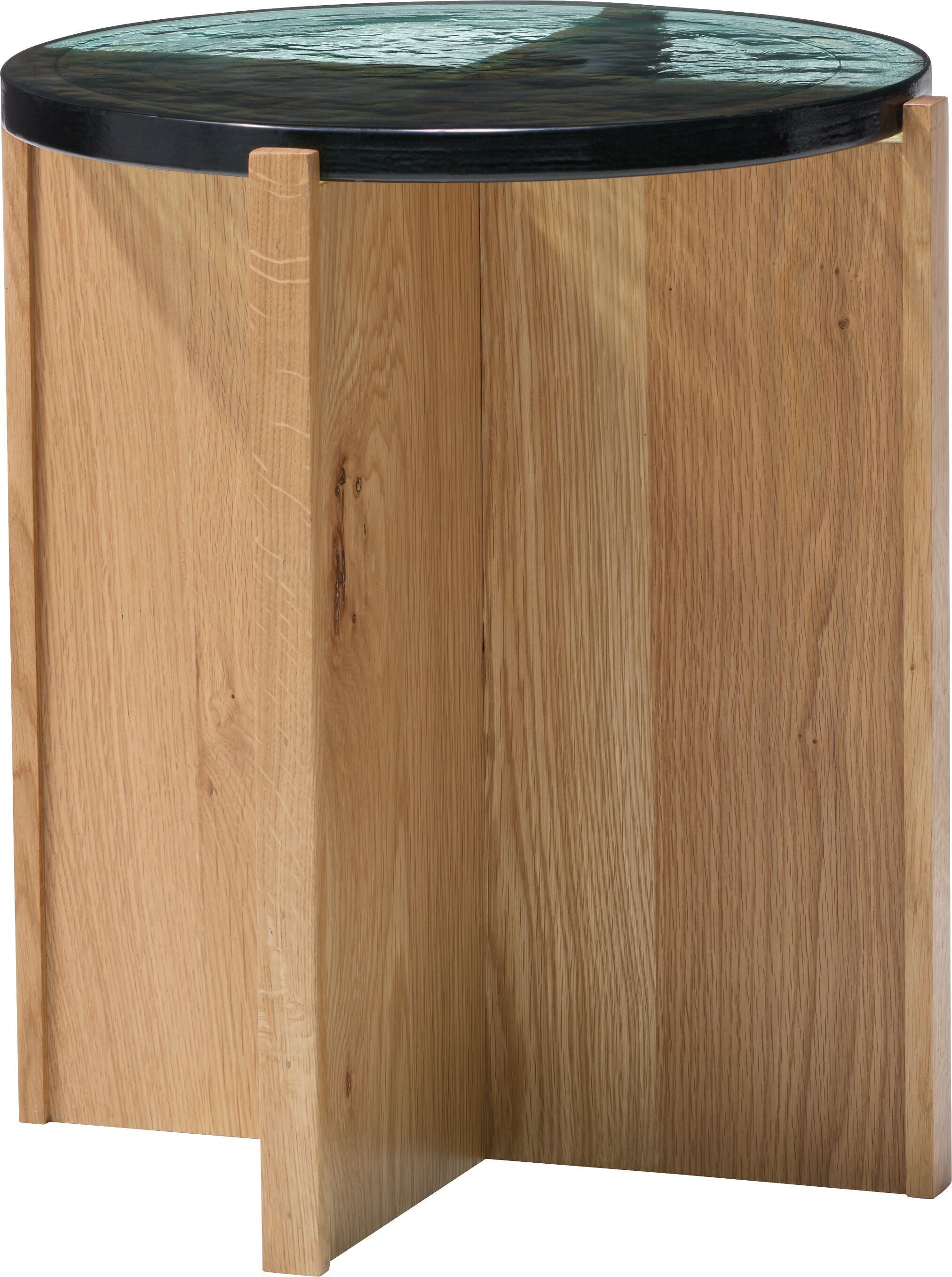 AMARA Beistelltisch - Grün / B: 40.5 cm x T: 40.5 cm x H: 44.5 cm