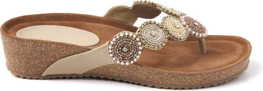 Lazamani Dames Slippers 75.455 Beige | Beige | 75.455 Beige