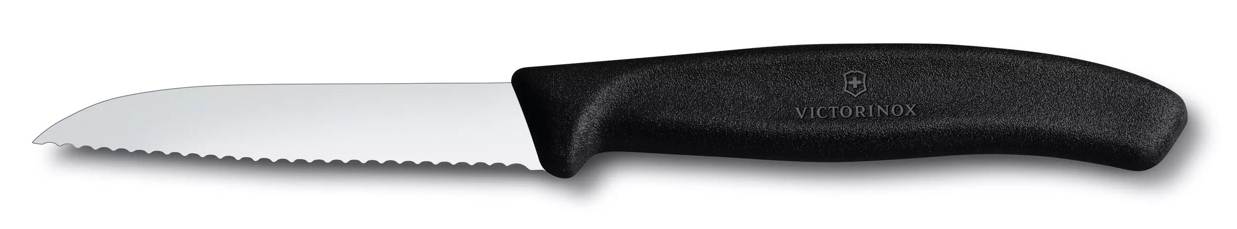 Swiss Classic Gemüsemesser-schwarz