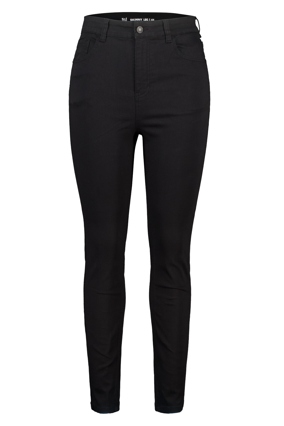 Skinny leg high waist jeans CHERRY Zwart
