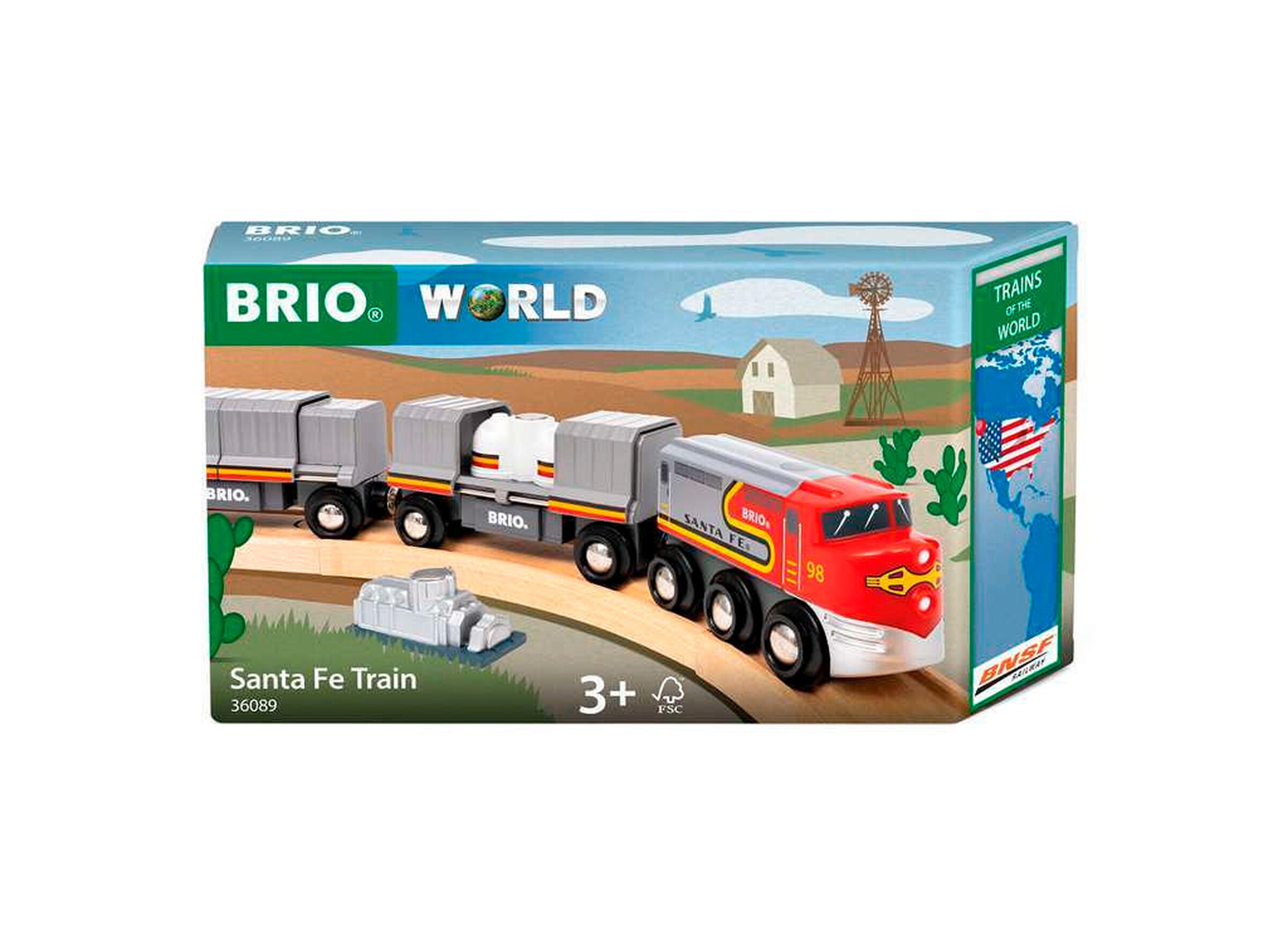 BRIO Trains of the World Santa Fe Zug