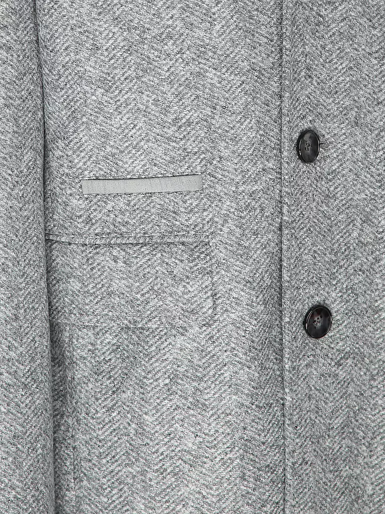 BOSS Mantel Slim Fit HYDE-BIB hellgrau