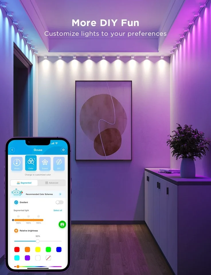 Govee - RGBIC Snor Downlights (3m)