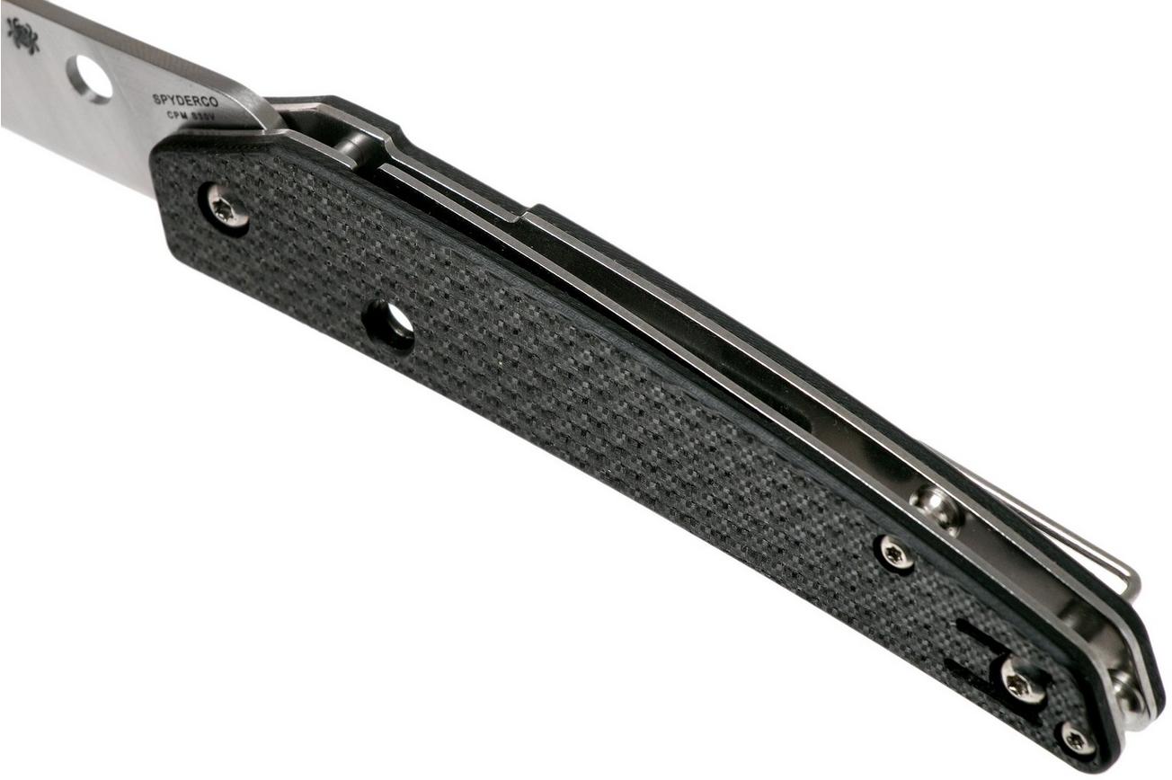 Spyderco Ikuchi C242CFP zakmes, Paul Alexander design CQI Version