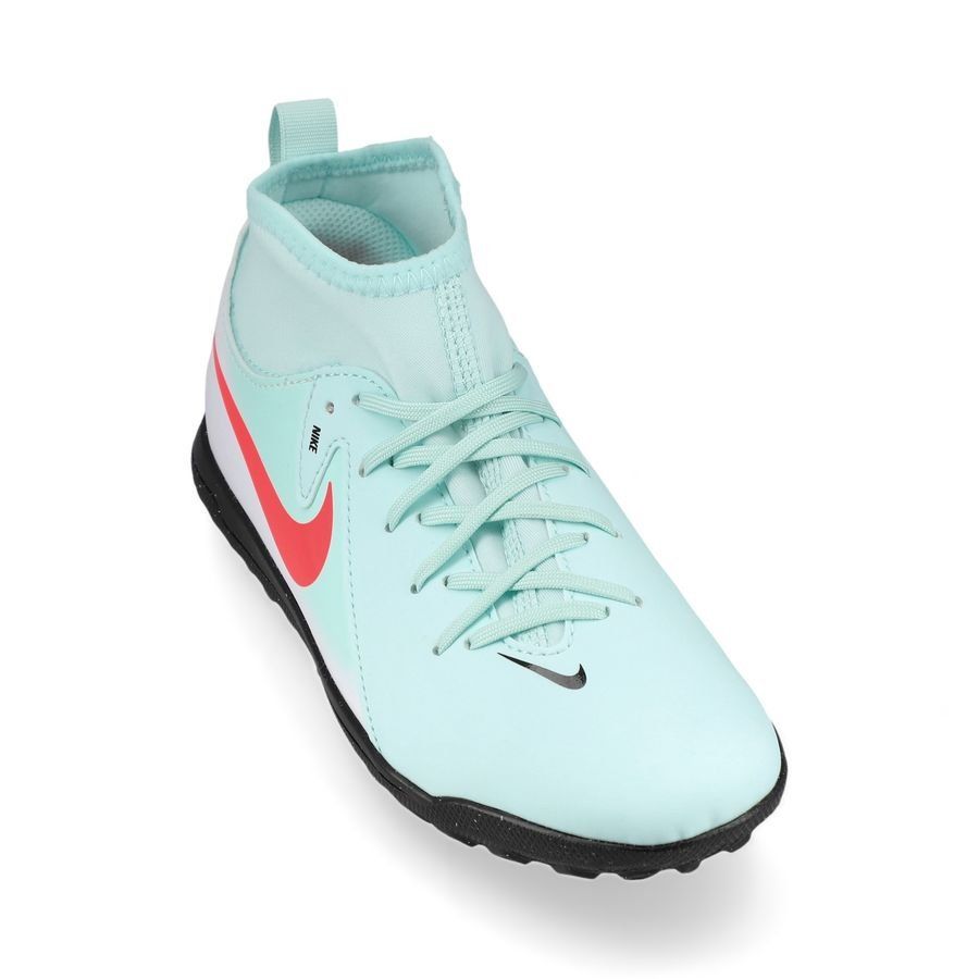 Nike Phantom Luna II Club TF Mad Energy - Turquoise/Atomic Red/Rouge Enfant