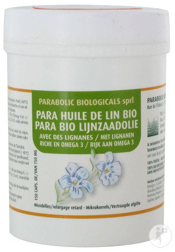 Parabolic Biologicals Para Huile De Lin Bio Gélules 150