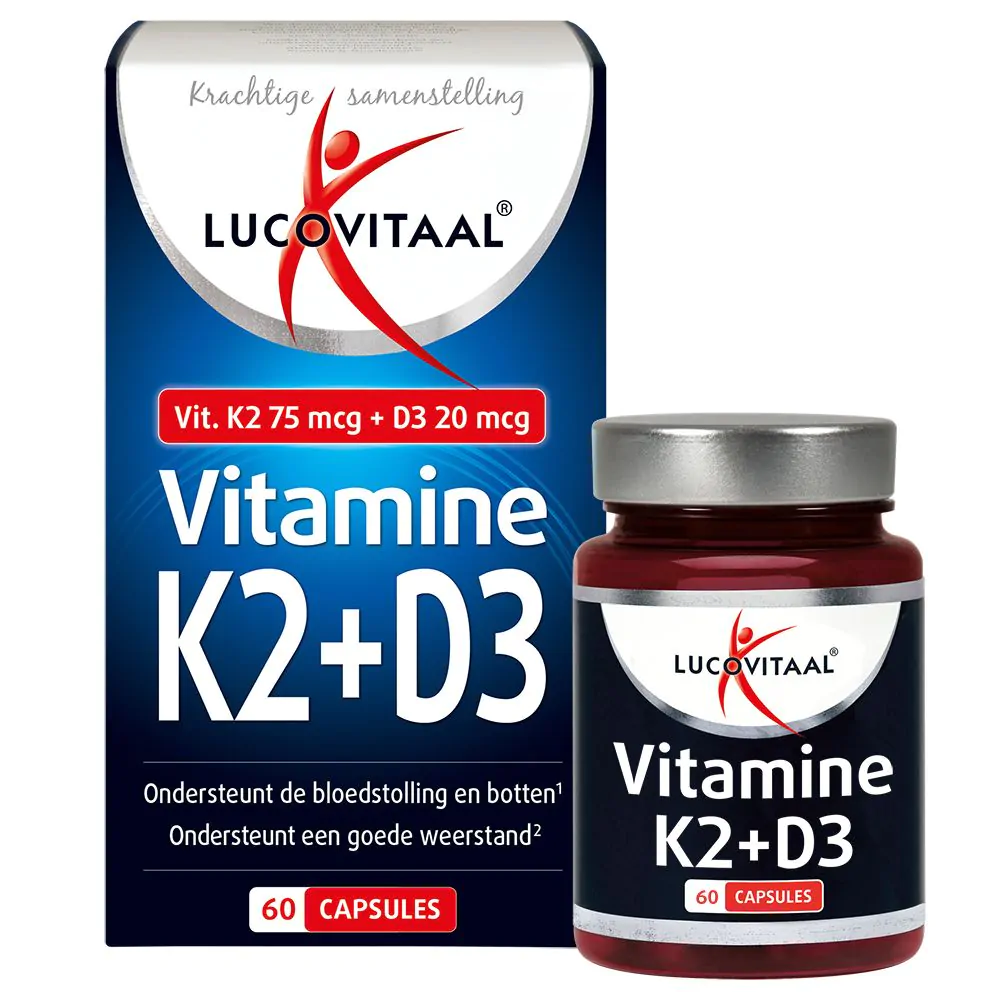Vitamine K2 + D3 capsules
