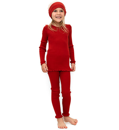 Minimalisma Bluse - Bergen - Silke/Bomuld - Poppy Red