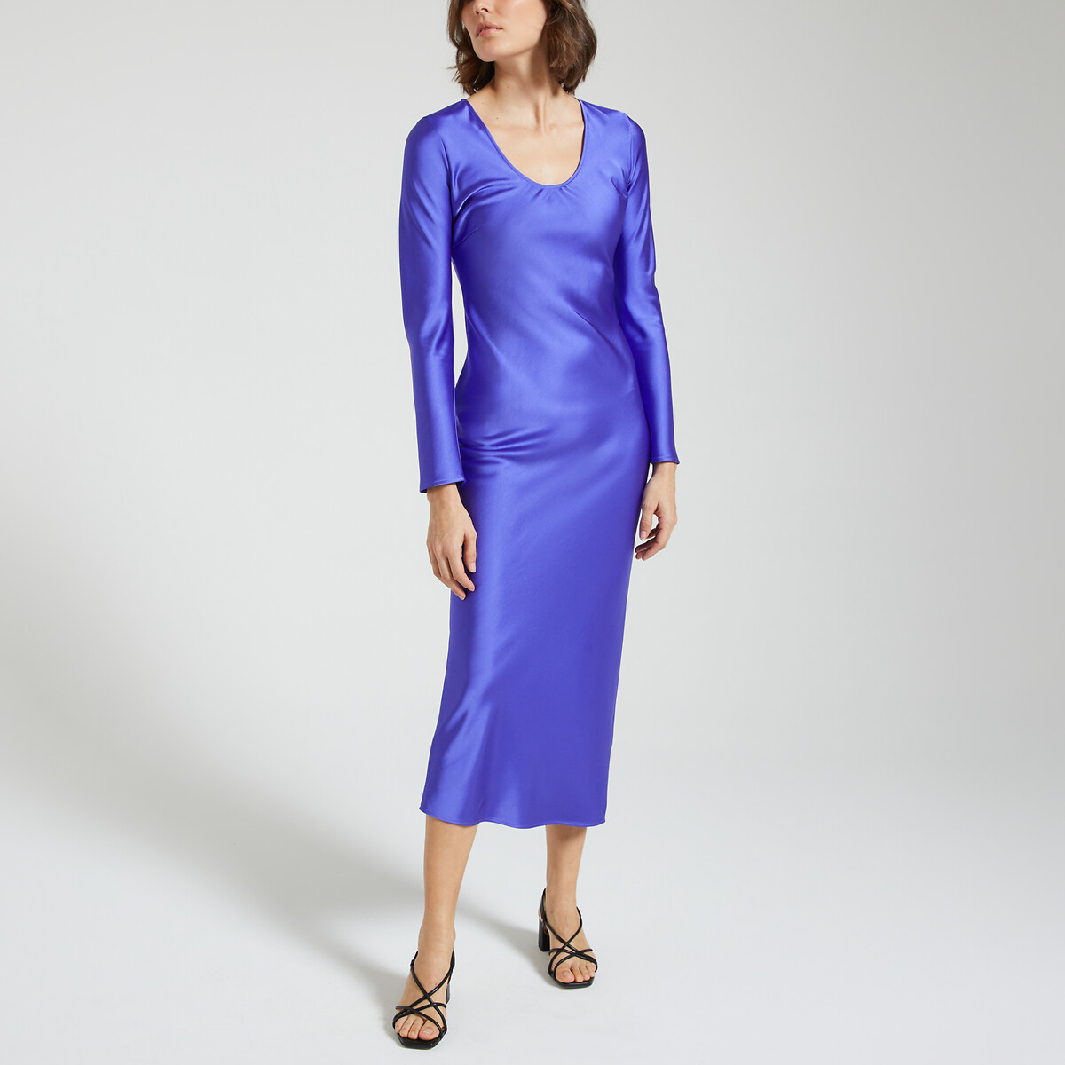 SAMSOE AND SAMSOE<br>Vestido midi de mangas compridas ALINA