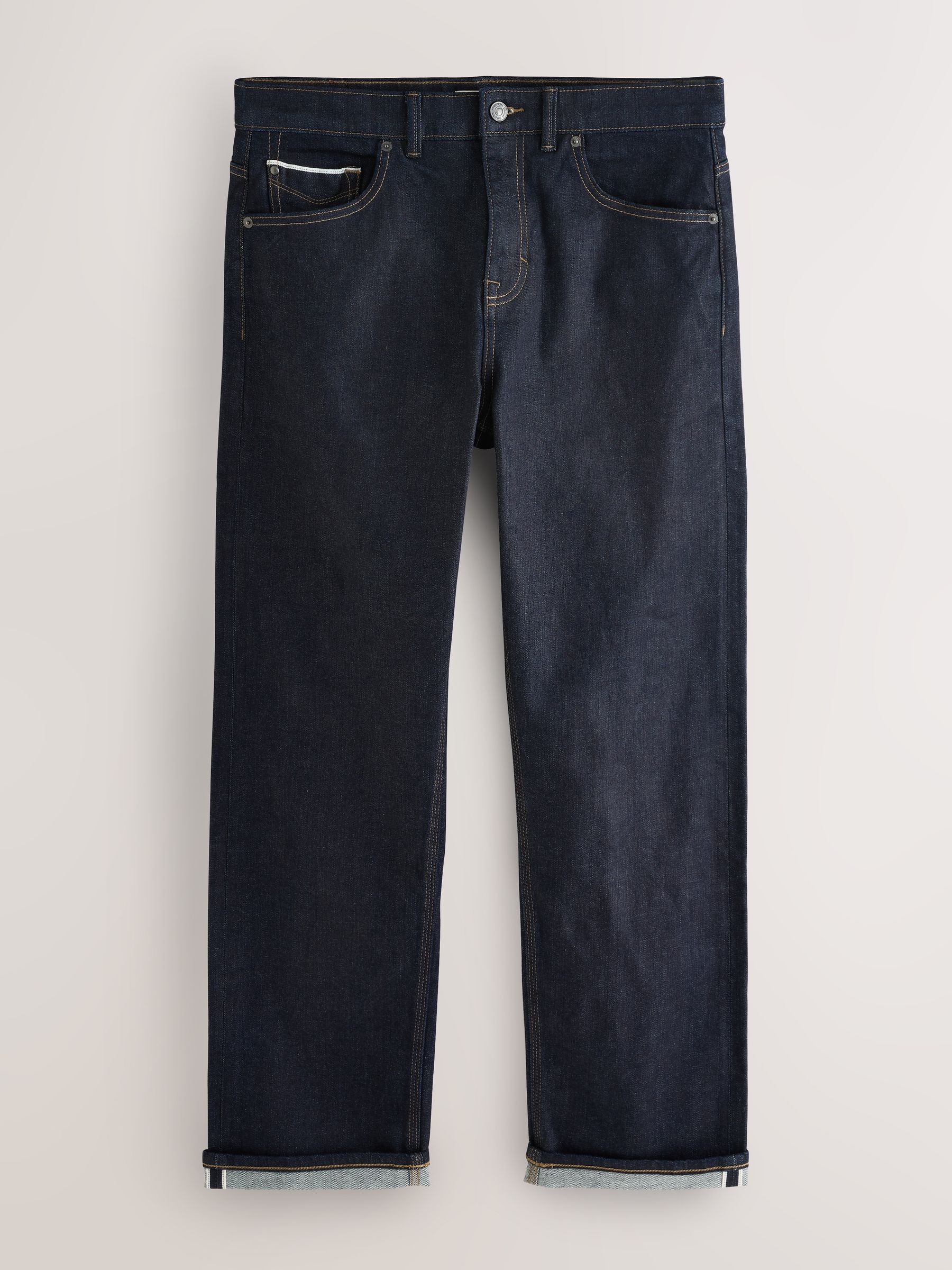 Indigo blauwe wassing - Straight fit - Signature Japanse zelfkant denim jeans