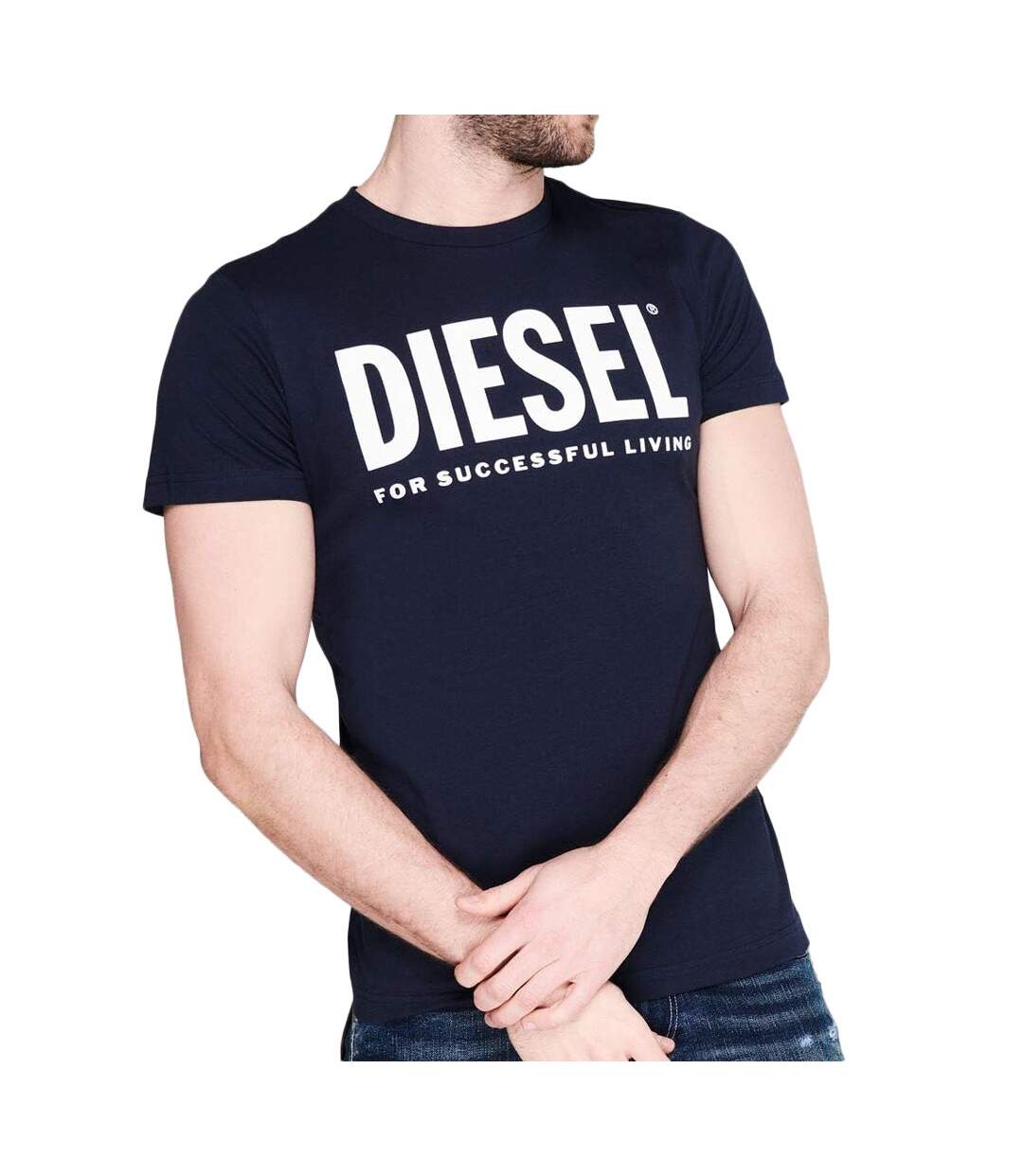 T-shirt Noir Homme Diesel Diegos