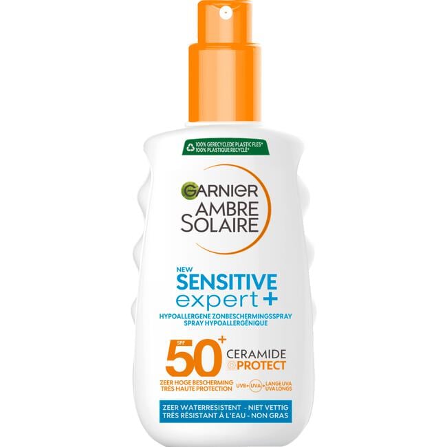 Garnier Ambre Solaire Sensitive Expert Zonnespray SPF 50+ 150 ML