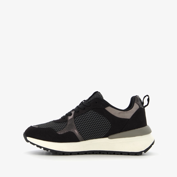 Blue Box dames sneakers zwart grijs