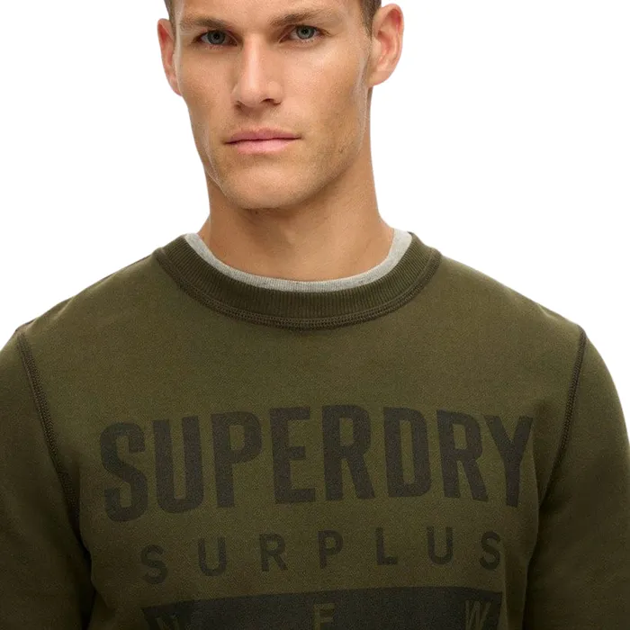 Superdry Surplus Graphic Crew Sweater Heren