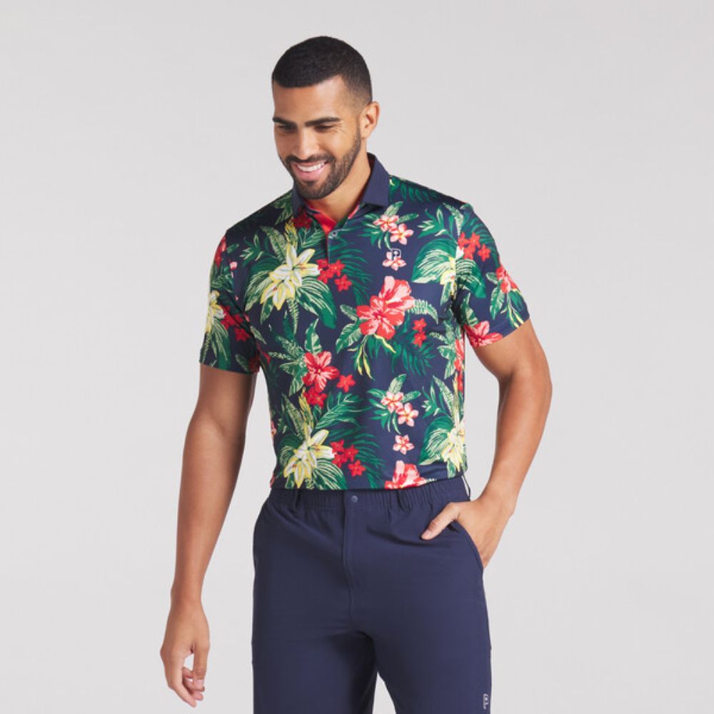 Puma X PTC Floral Pique Herre Navy