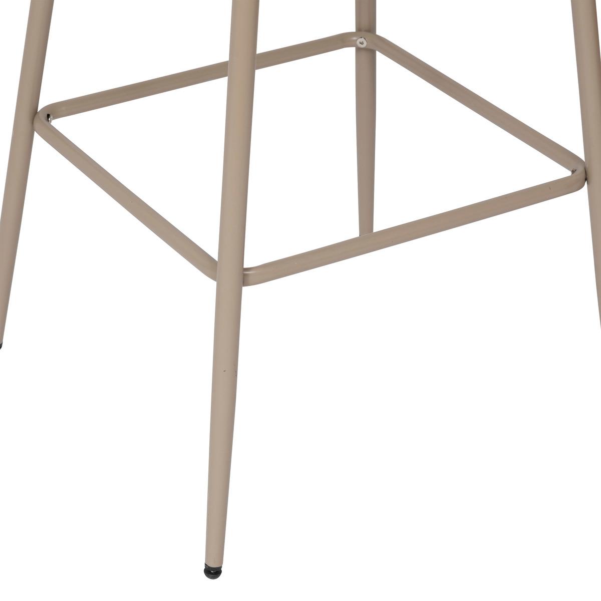 TABOURET DE BAR KAMILI BEIGE