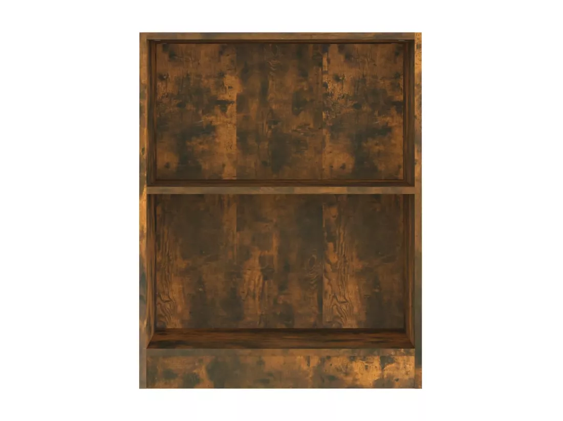 Bibliothèque Chêne fumé 60x24x74,5 cm Bois d'ingénierie