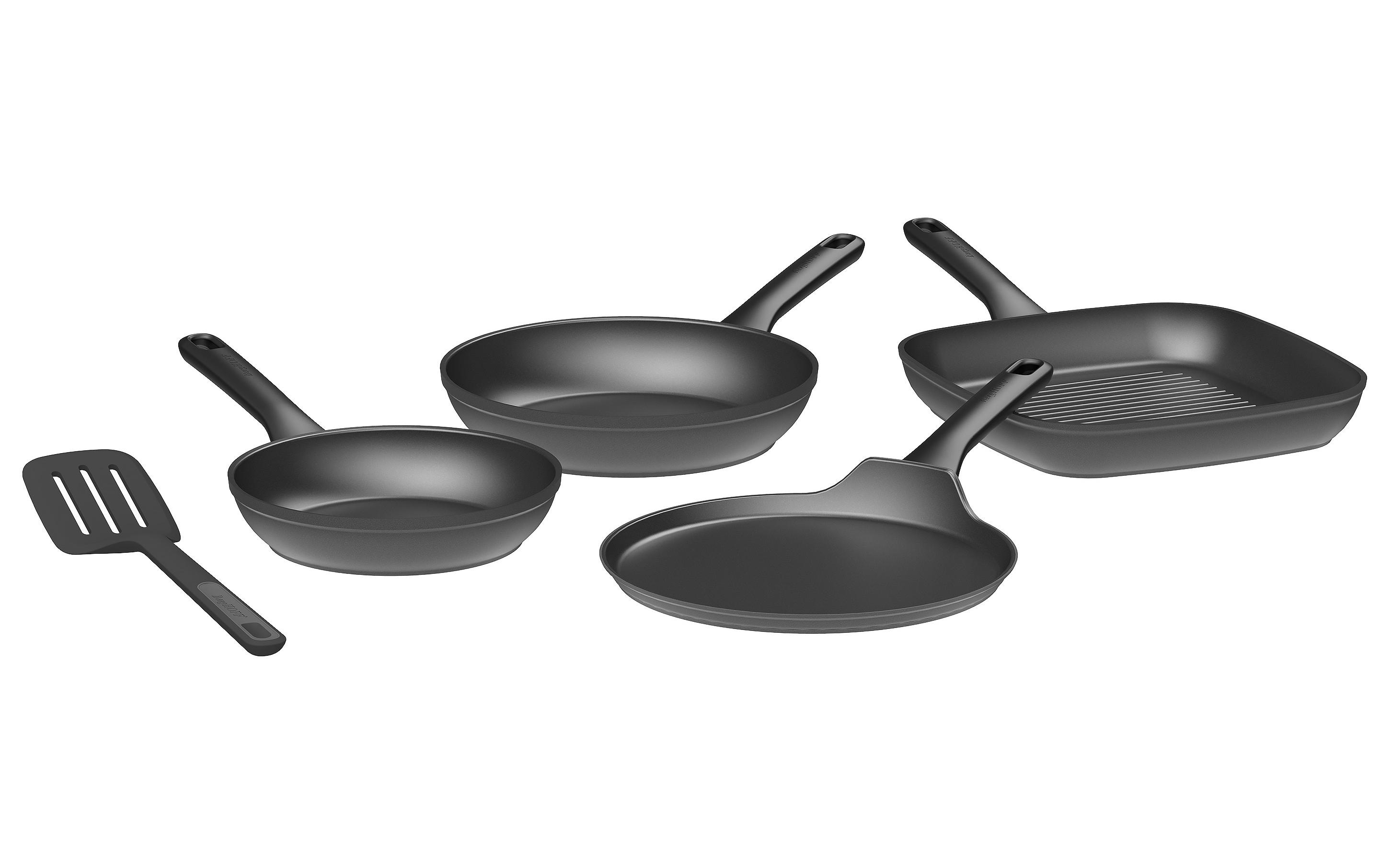 Pfannen-Set HELIX AH, 4-teilig<br>Pfannen-Set mit Wender