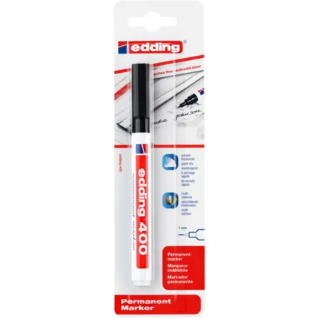 edding 400 Permanentmarker, 1mm, schwarz