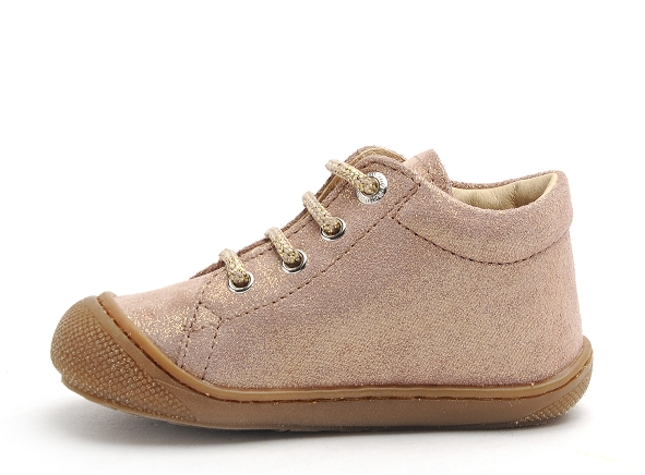 Naturino boots bottine bebe cocoon suede glitter rose