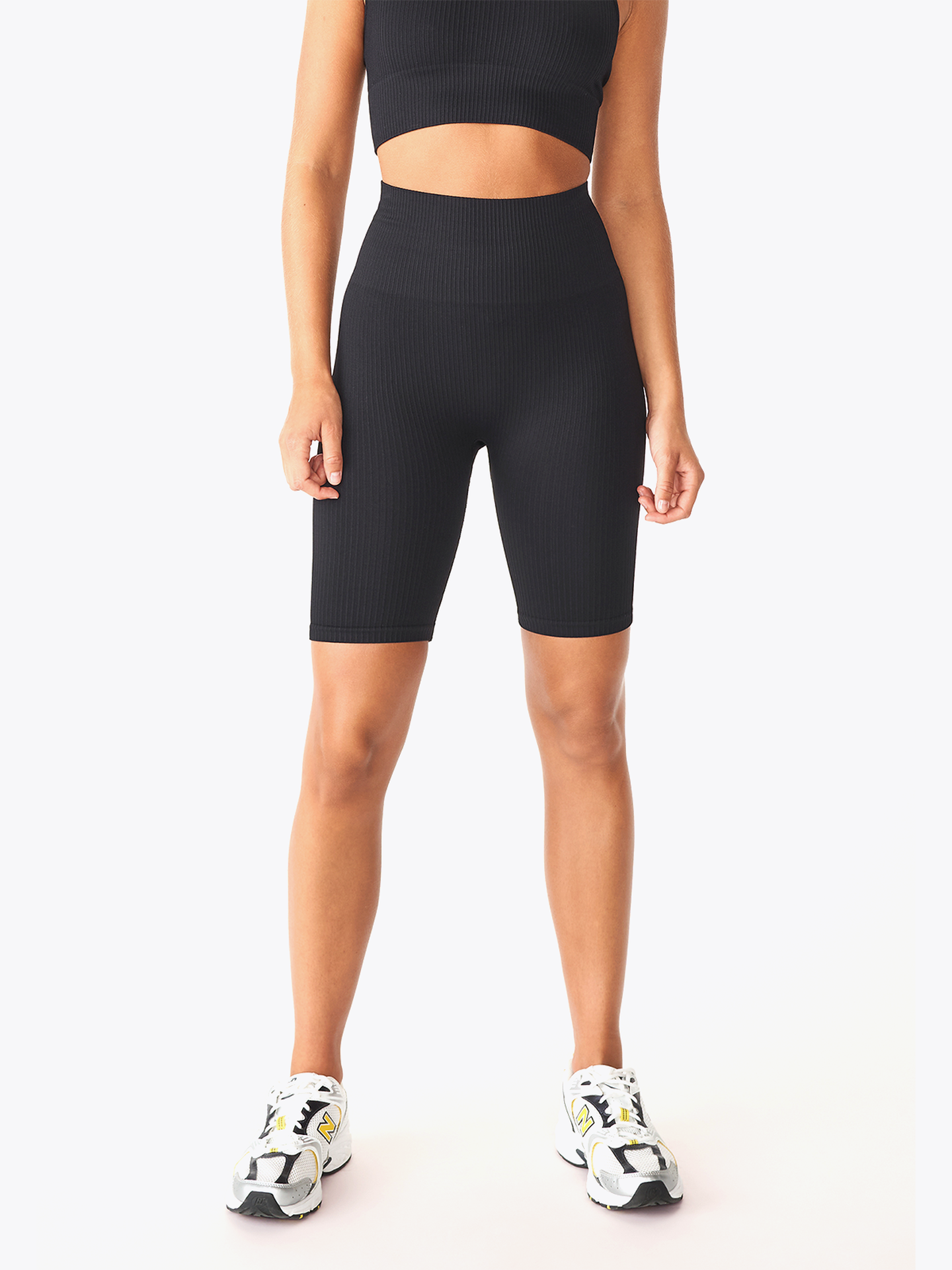 Seamless Rib Bike High Waist Tights