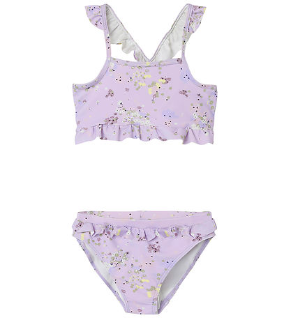 Name It Bikini - NmfZelva - AOP - Orchid Bloom