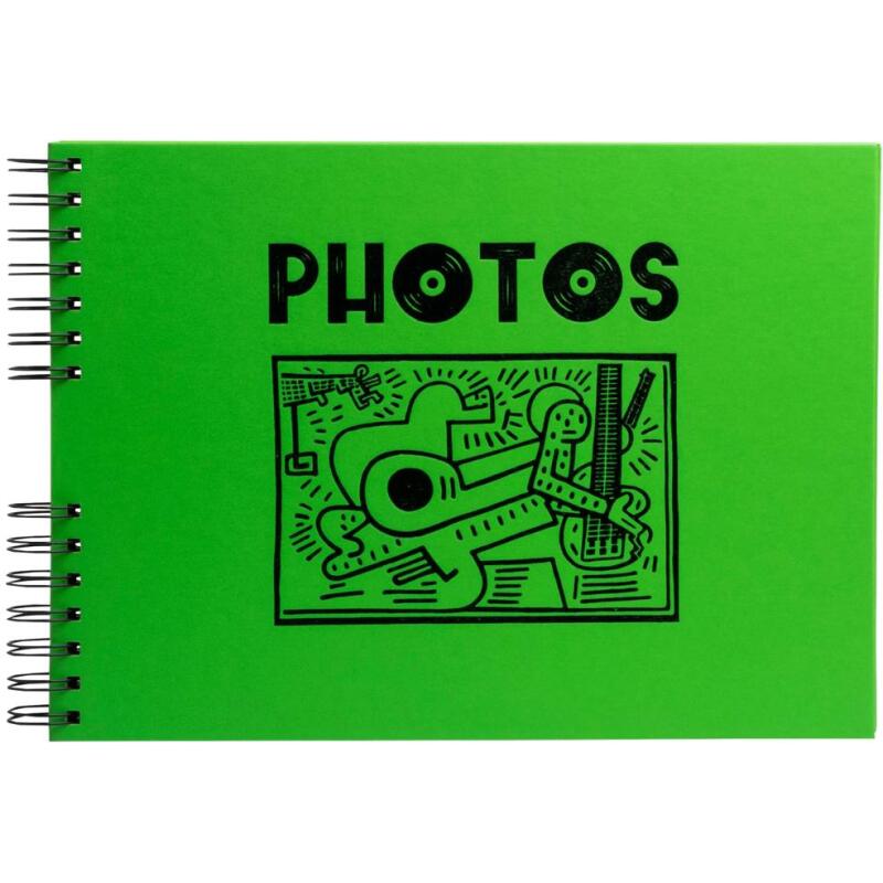 Album à spirales 50 pages noires Musicart
