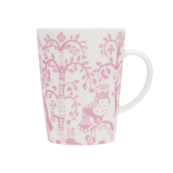 Iittala - Taika Becher mit Henkel, 0.4 l, rosa
