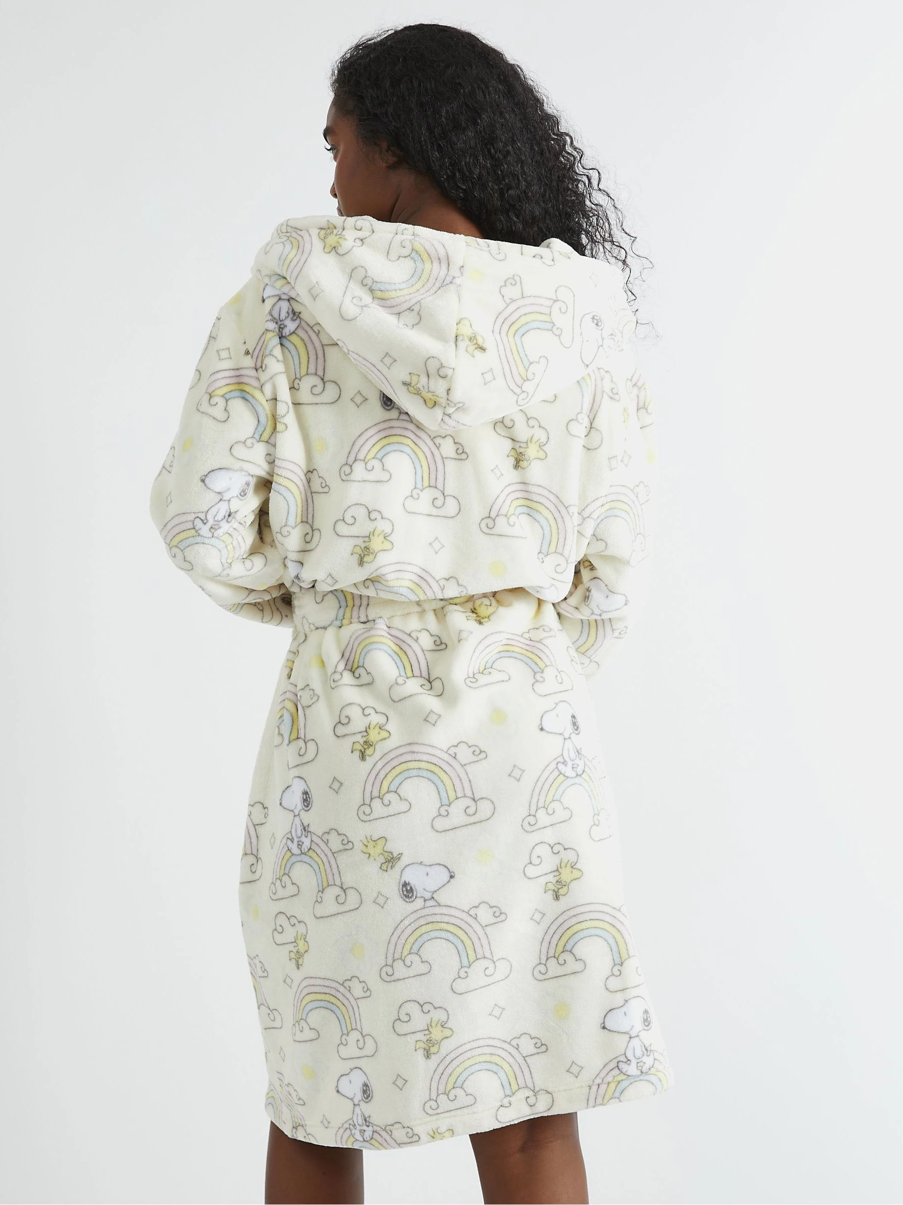 Skinnydip Peanuts x Skinnydip Snoopy Rainbow Print Dressing Robe