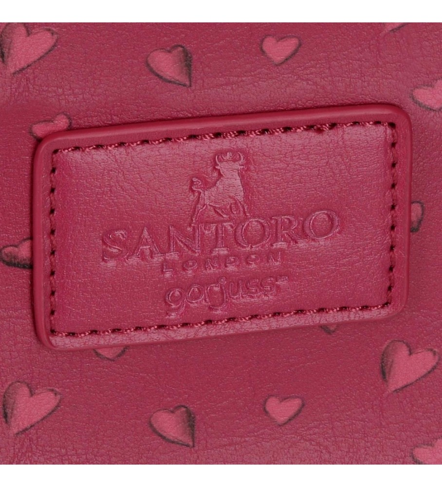 Nécessaire pequena Santoro para o meu amor, roxa