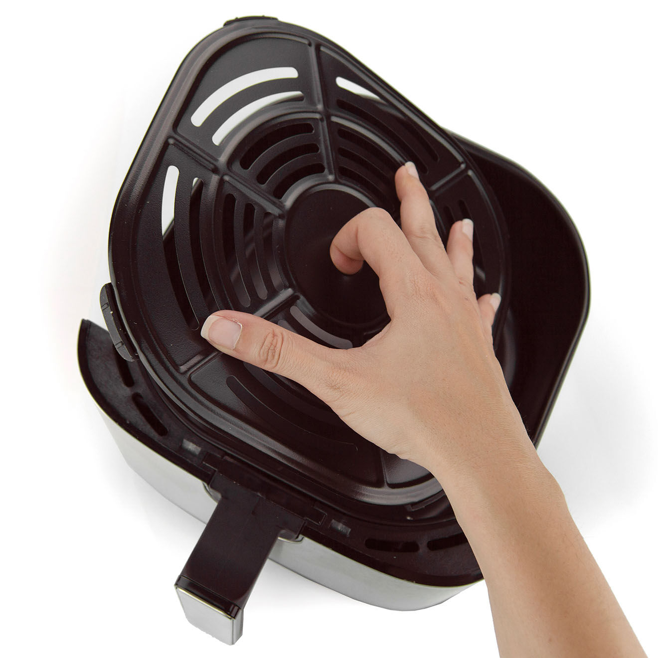 Jocca Friteuse à air chaud 5L + grille noire