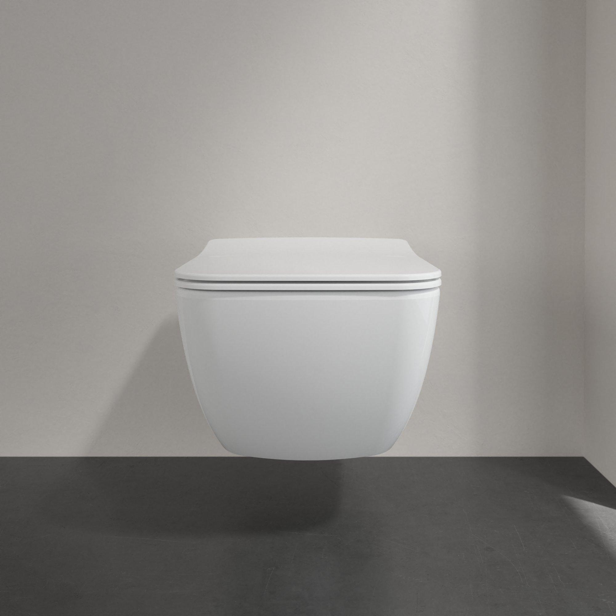 Villeroy & Boch Venticello randloos toilet CeramicPlus wit glans