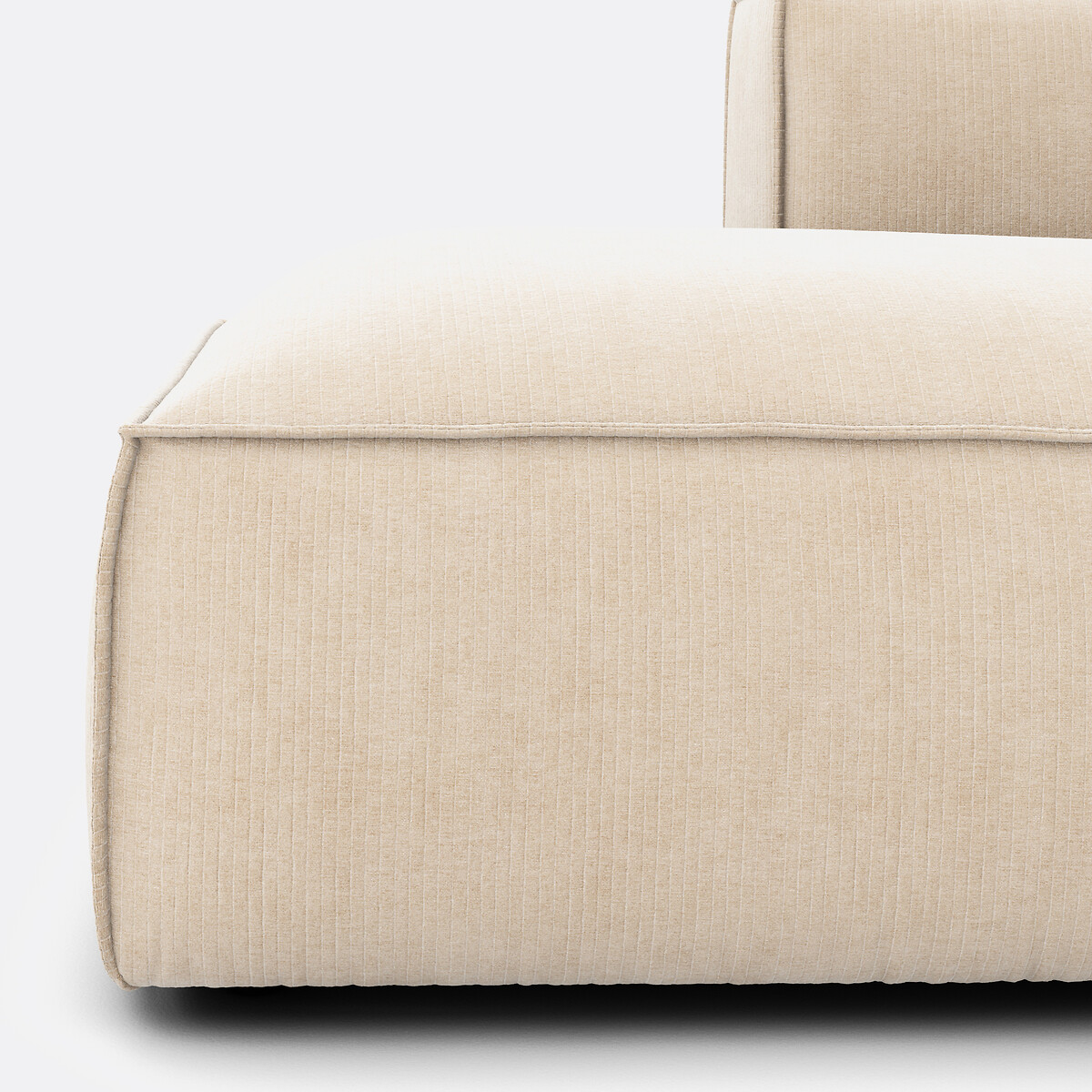 LA REDOUTE INTERIEURS<br>Sofá retangular em veludo vintage Seven
